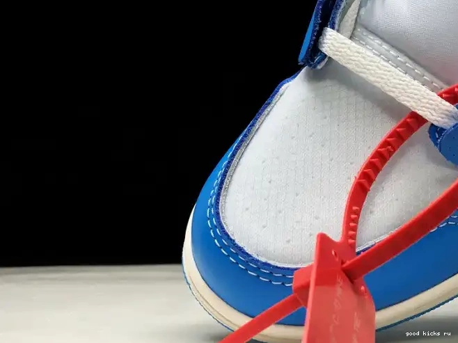 80% Off Sale Air AQ0818-148 1 UNC Powder Jordan Off-White Blue 0602